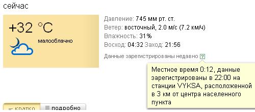 погода на яндексе