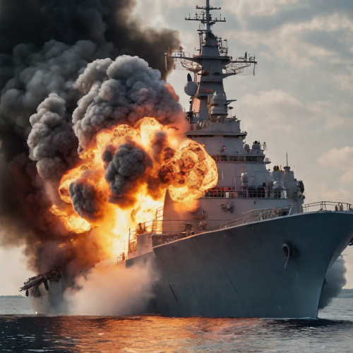 a_big_explosion_on_a_warship_at_sea,_a_plume_of_fire_and_smoke..png