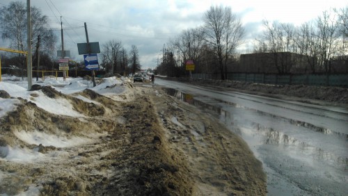 Досчатинское шоссе<br />Дата съёмки 01.02.2016